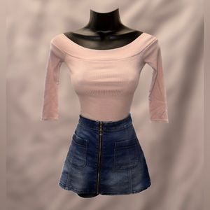 Lovely Blush Pink Long-Sleeve Top💕